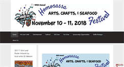 Desktop Screenshot of homosassaseafoodfestival.org